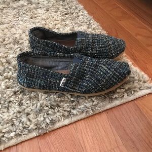 Toms Women Flats Printed Canvas